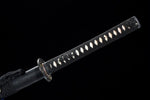 Japanese Nodachi Samurai Sword Katana T10 Steel Clay Tempered Hamon Blade #3075