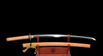 Handmade Orange Ray Skin Japanese Samurai Real TOP Japanese Choji Hamon Katana