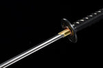 Japanese Nodachi Samurai Sword Katana T10 Steel Clay Tempered Hamon Blade #3075