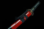 Sharp Steel Blade with Clay Tempered Japanese Wakizashi Short Sword Katana #3463