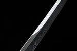 Japanese Nodachi Samurai Sword Katana T10 Steel Clay Tempered Hamon Blade #3075