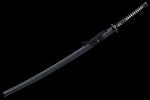 Japanese Nodachi Samurai Sword Katana T10 Steel Clay Tempered Hamon Blade #3075