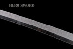 Top Japanese Hitatsura Hamon Katana Handmade Authentic Clay Tempered T10 Steel