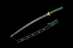 Katana en acier 1095 Green Sakura